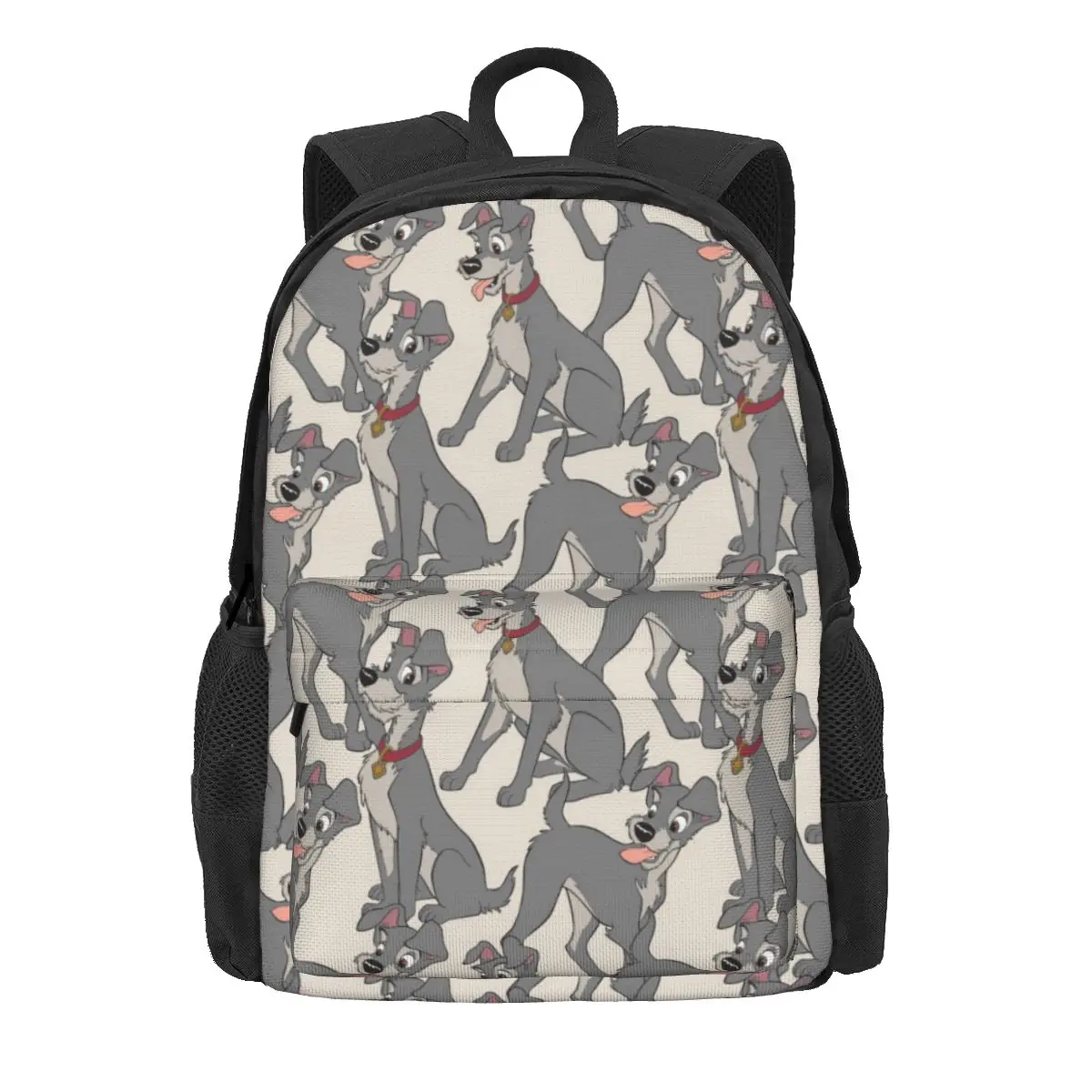 

Disney Lady And The Tramp Women Backpack Mochila Student School Bag Cartoon Laptop Mochila Kid Large Capacity Polyester Rucksack