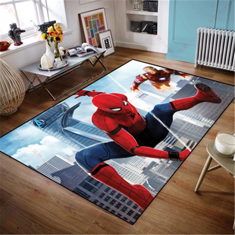 

Disney Spiderman Baby Play Mat Crawling Game Mat 80x160CM Antislip Kitchen Mat Carpet for Living Room Floor Rugs Home Decor