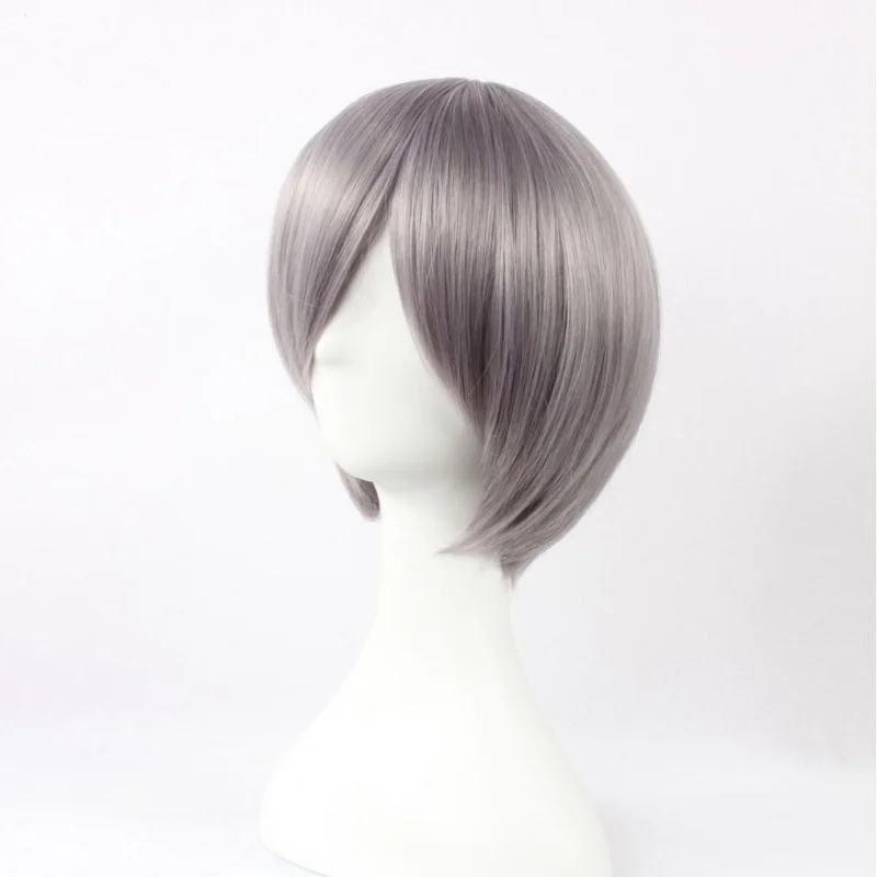 001C Ghost-Jingjing Xin Donghuang Короткие волосы Cos Аниме Парик Косплей