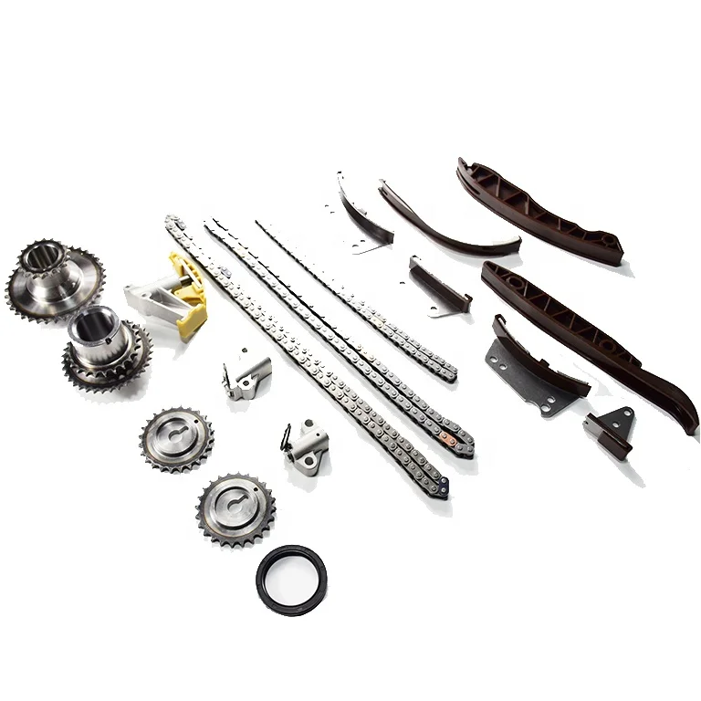 Фото Комплект цепи ГРМ REVO 105048 для двигателя XCIENT KIA SORENTO D4CB 2.5L, артикулы OE: 243514A020, 233514A700, 243614A020, 243704A100 №1