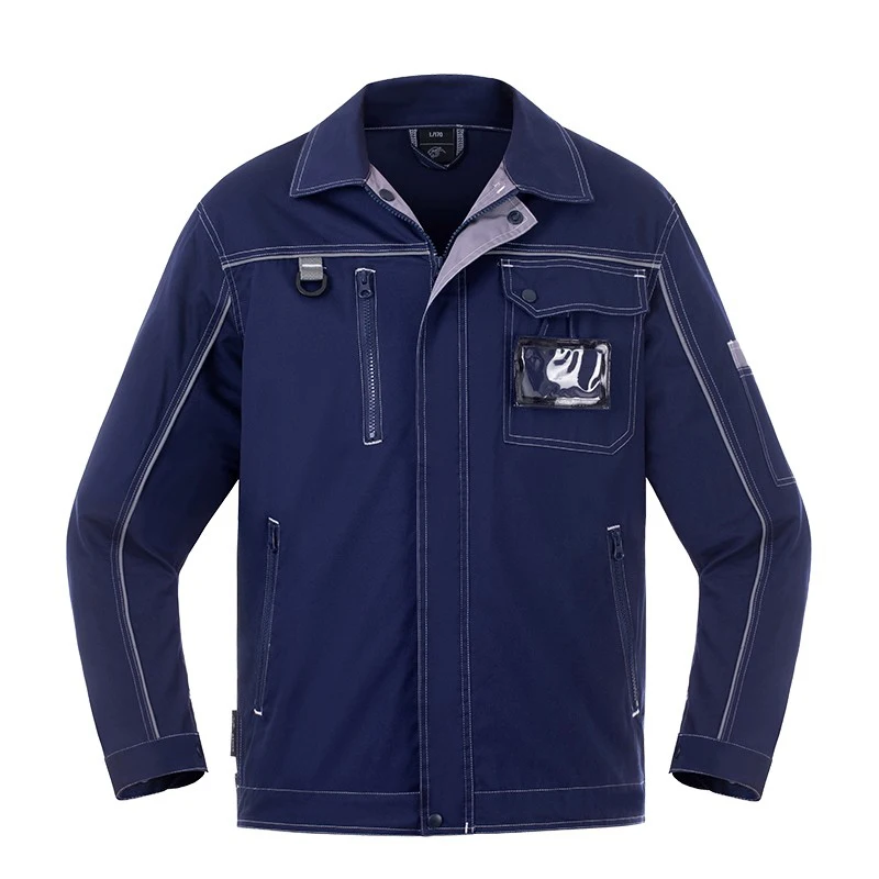 Odzież robocza Mundur Męska odzież Płaszcz i spodnie Garnitur spawalniczy Kurtka Warsztat naprawczy samochodów mechaniczna