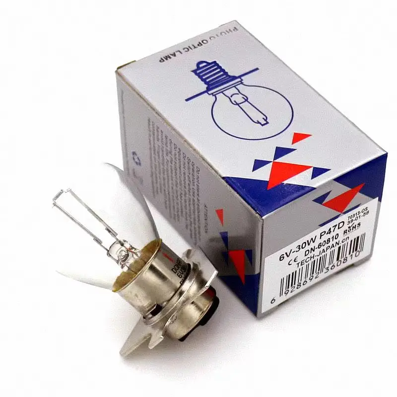 Лампа накаливания оптического микроскопа HoneyFly 6 В 30 Вт P47D S35 400LM для Zeiss OPMI 39-01-58 OQ58Z 70313 00843110 (art.: 3920d340dad3c) - 3920d340dad3c