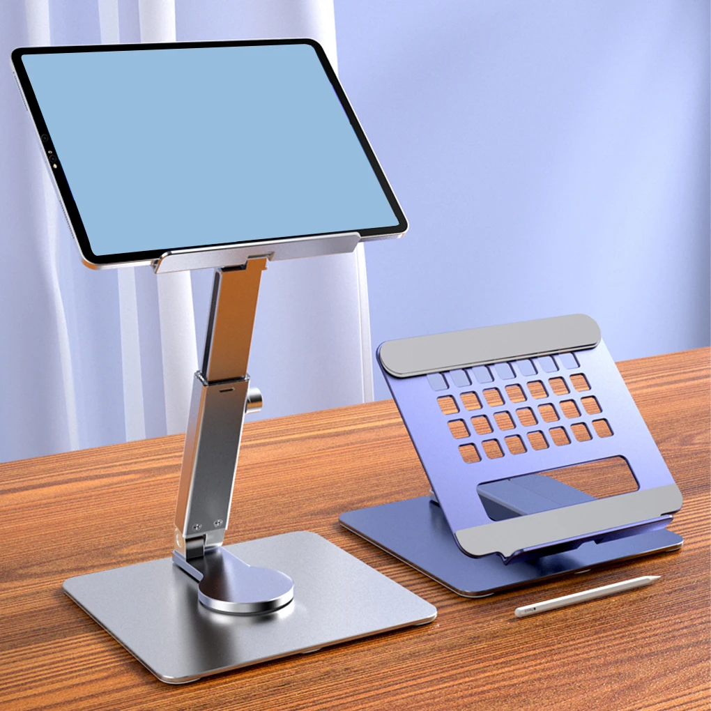 

Подставка для планшета Складная Вращающаяся Регулируемая Выдвижная подставка серый