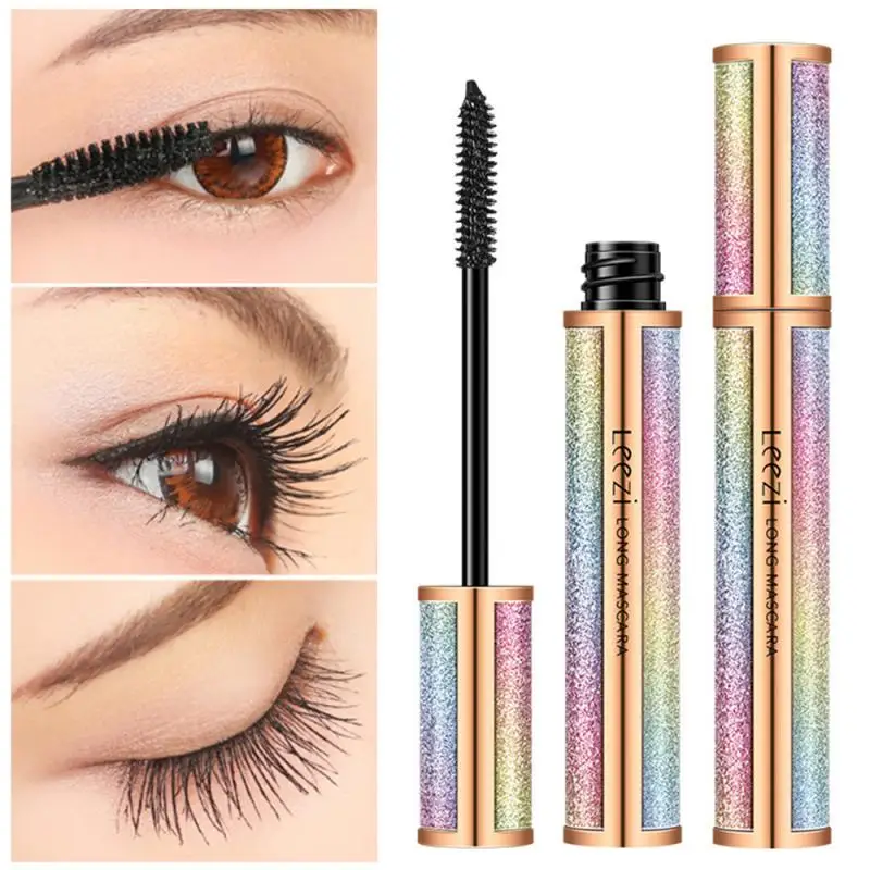 

Leezi Starry Sky 4D Silk Fiber Mascara Waterproof Rimel Maquiagem Long Thick Curling Lashes Mascara Eyelash Extension TSLM1