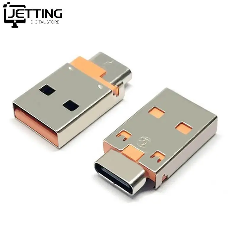

1pc USB to Type-C Plug OTG Adapter USB A Type Male To USB 3.1 Female Fas Charging Converter USB C Connector Accessories