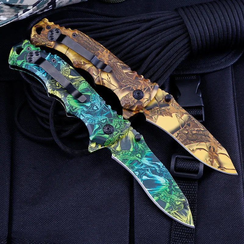 

Personalized outdoor knife camping tactics high hardness folding knife multi-functional survival portable mini outdoor knife