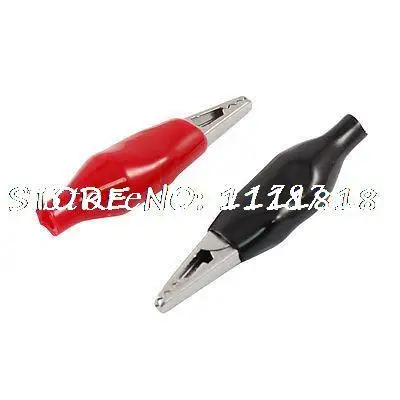 20 Pcs Test Lead Electrical Clip Alligator Clamp Black Red New