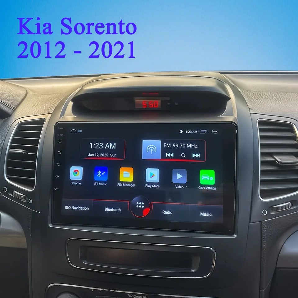 

8-ядерный 8G + 128G автомобильный радиоприемник для Kia Sorento 2012 2014 2016 2018 2020 2021 авто видео аудио A/V DVD кассета GPS Navi магнитофон