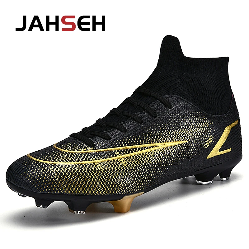 

Men's Sneakers High Top Soccer Shoes FG Unisex Ankle Football Boots Turf Sport Shoes Football Futsal Shoes Zapatos De Hombre