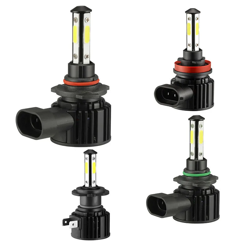 

4-сторонняя светодиодная Автомобильная фара F8, автомобильная светодиодная лампа, улучшенная секция, Универсальная автомобильная фара