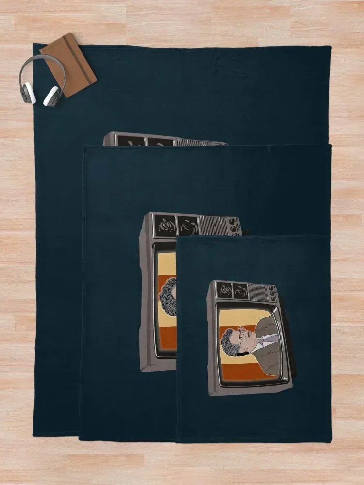 Герои Quiz Шоу Винтаж Alex Trebek 80s Jeopardy Плед Кровать Модные фланелевые одеяла для