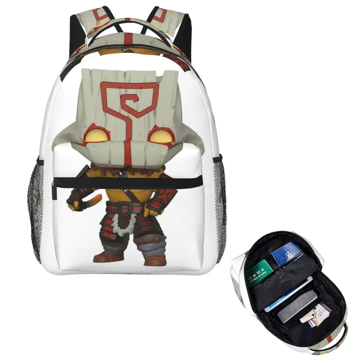 Фото Рюкзак для студентов Dota 2, школьная сумка, походный рюкзак для путешествий, модная сумка для книг, сумка через плечо для мужчин и женщин №1