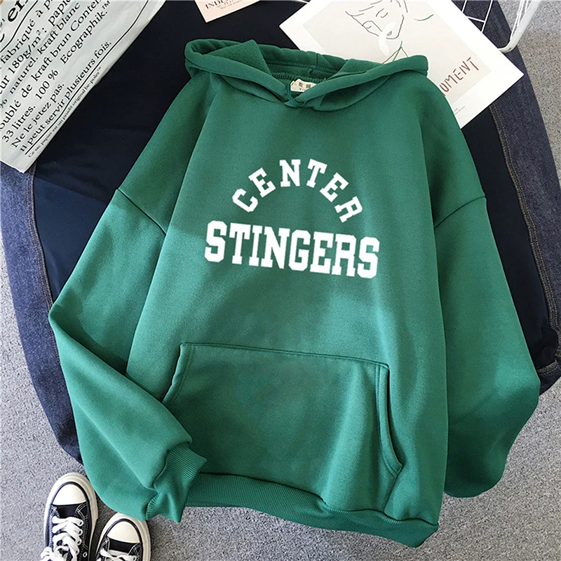 

Hooded Sweatshirt Women's Loose Large Size Zipper Letter Print Thickening Plus Sweater Classic Hoody Pullover Autumn Winter