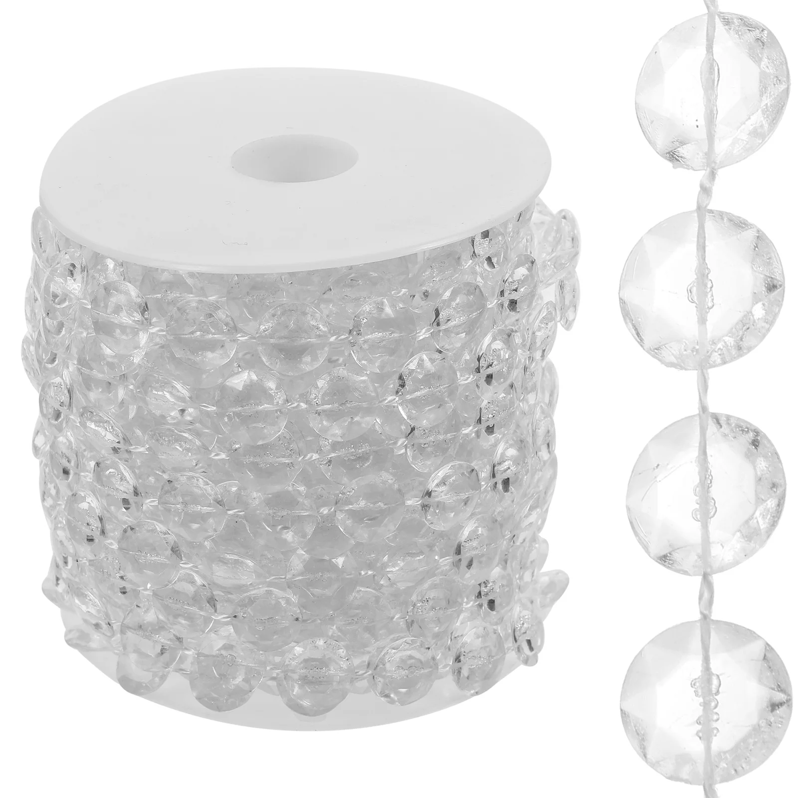 

10 M Pearl Choker Necklace Craft Lamp Chain Wreath Rhinestone Garland Acrylic Beads Miss