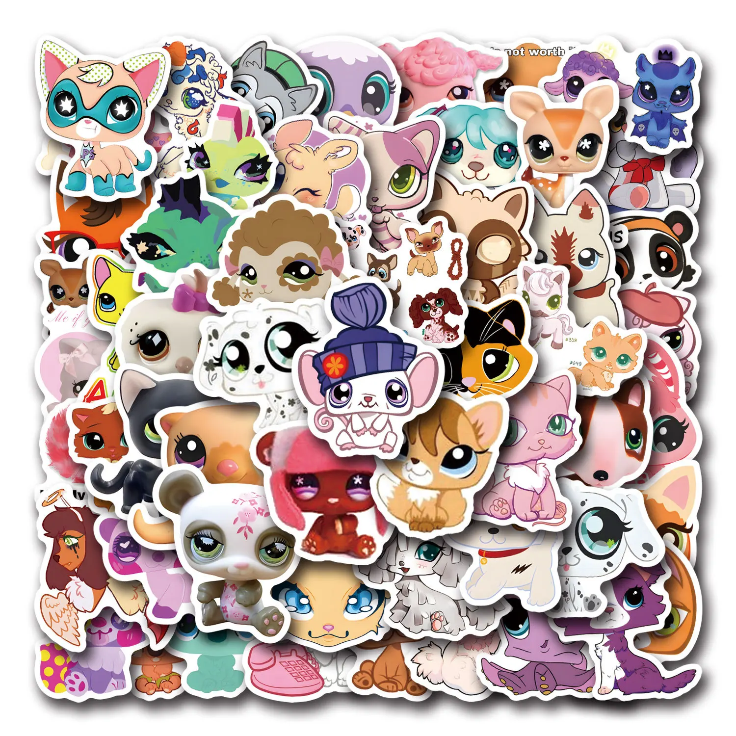 10/55/110 шт. Littlest Pet Shop наклейки игра Stciekr для багажа ноутбука телефона гитары