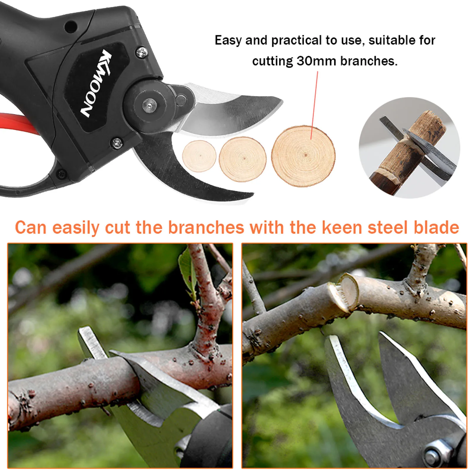 Беспроводные бесщеточные электрические ножницы для обрезки деревьев 21 в - купить