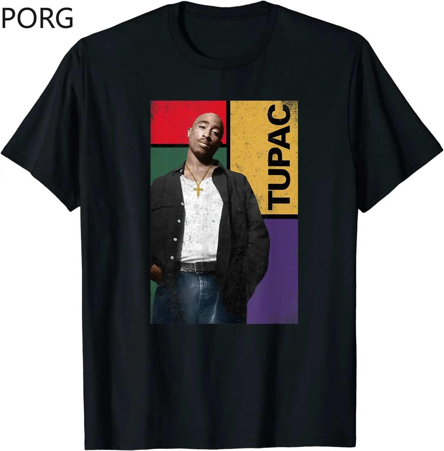 

Винтажная квадратная футболка Tupac, женская одежда, женская одежда, оптовая продажа, одежда для гранжа