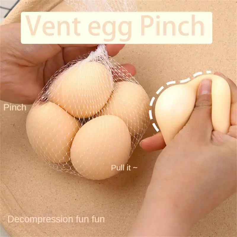 

Decompression Ball Color Relieve Stress Simulation Design Tpr Material Soft And Non-deformable Kids Toys Egg Decompression Toy