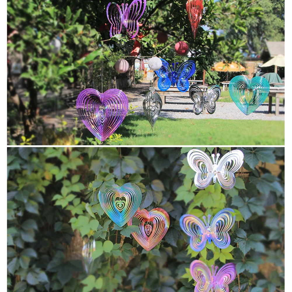 Ветряной Спиннер-бабочка из АБС ветряной Ловец любовь вращающийся