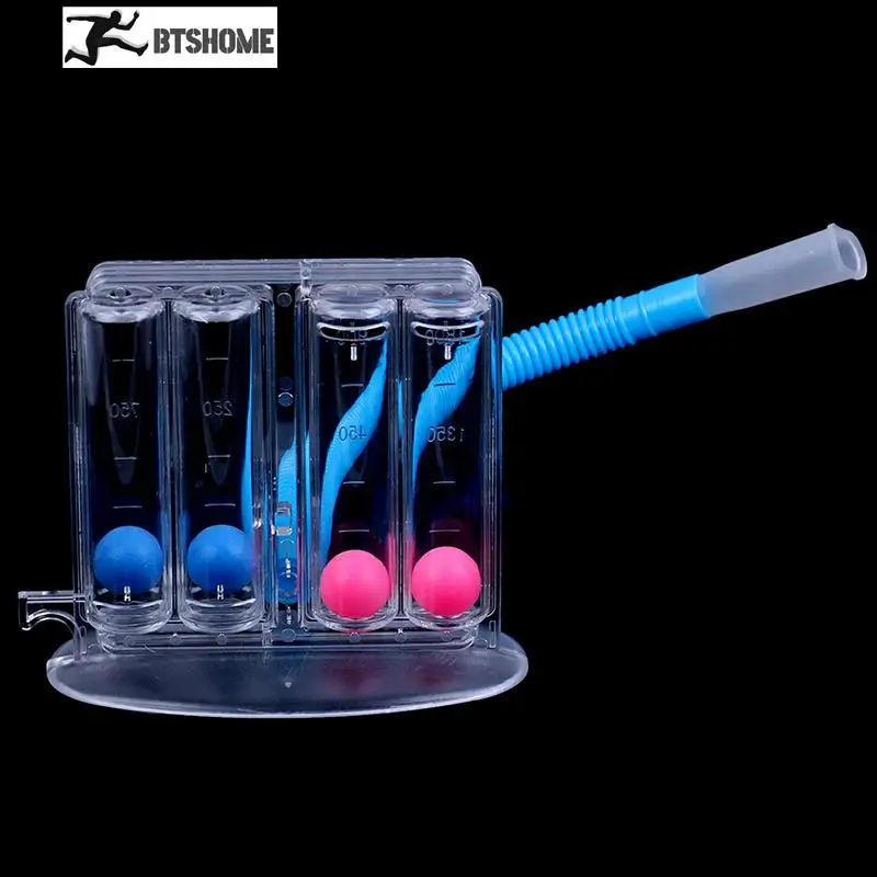 

Four balls Apparatus Vital Capacity Breathing Trainer Incentive Spirometer Lung Breathing Exerciser Rehabilitation Training