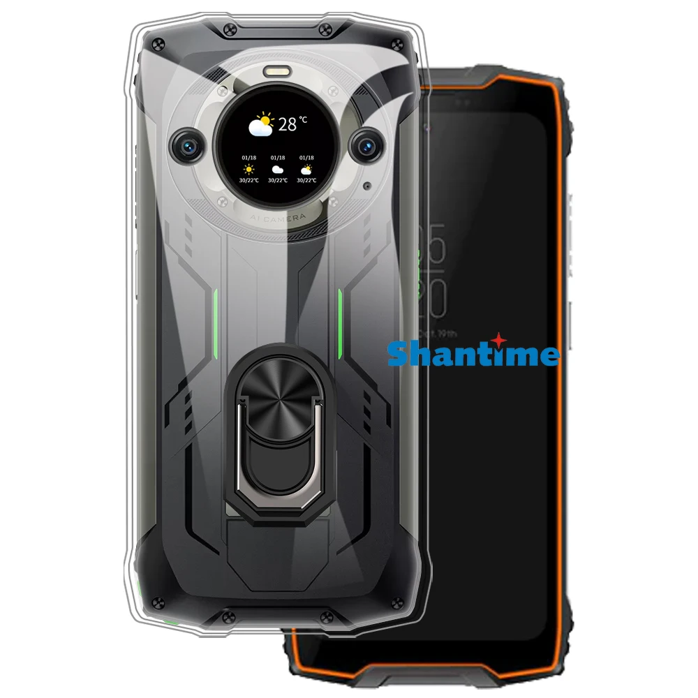 Роскошный ударопрочный кольцевой держатель для Blackview BV9300 Pro Чехол мягкий