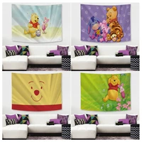 disney winnie the pooh1 printed large wall tapestry wall hanging decoration household decor blanket