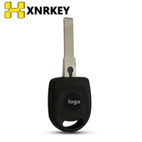 xnrkey 10pcslot for volkswagen vw transponder key with logo embedded shell