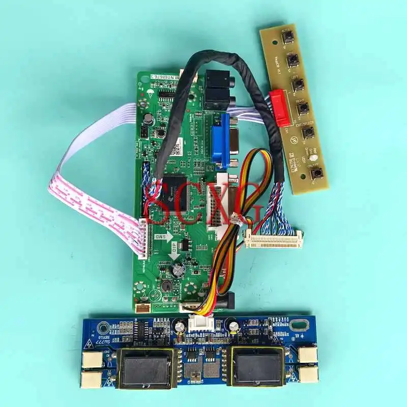 

For M216H1 CLAA215FA01 Laptop Monitor Screen Controller Board HDMI-Compatible VGA DVI 4CCFL 1920*1080 DIY Kit 21.6" LVDS 30-Pin