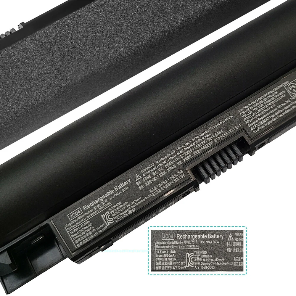 Фото Аккумулятор для ноутбука JC04 для HP 14-bs000 919700-850 HSTNN-PB6Y HSTNN-LB7V 919701-850 14.6V 41.6Wh №2