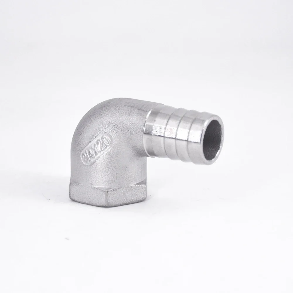 Колено для шланга с резьбой 1/4 дюйма 3/8 1/2 3/4 1-2 BSP 15 20 25 32 40 50 мм