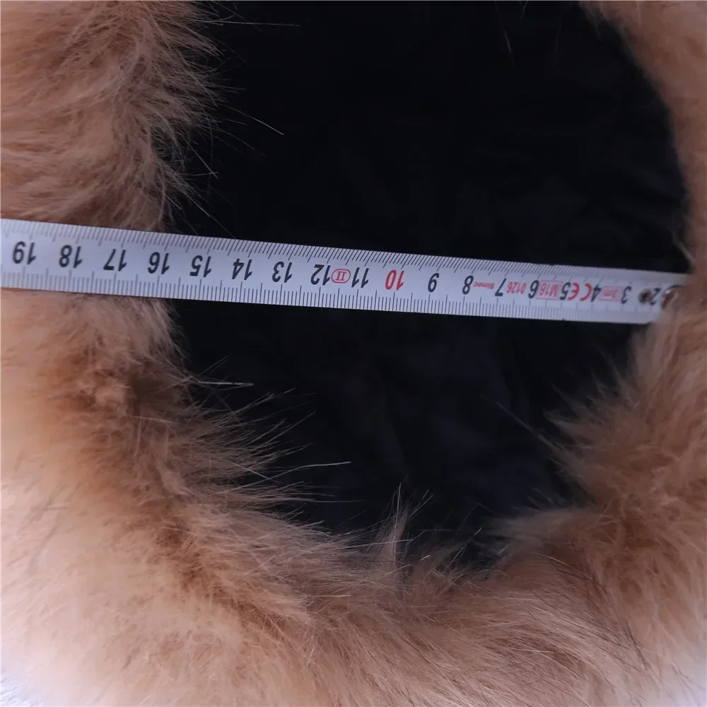 Зимняя толстая пушистая повязка для волос из пушистого русского искусственного