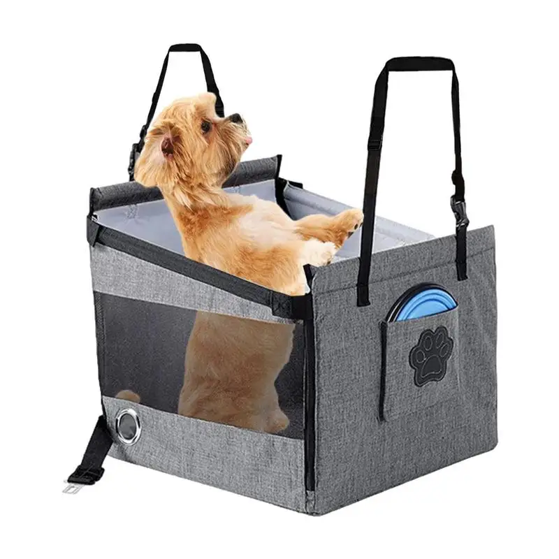

Pet Car Seat Portable Dog Nest For Automotives Pet Travel Bed Safety Auto Seat For Small Medium Dogs Up To 44lbs Dog Accessories