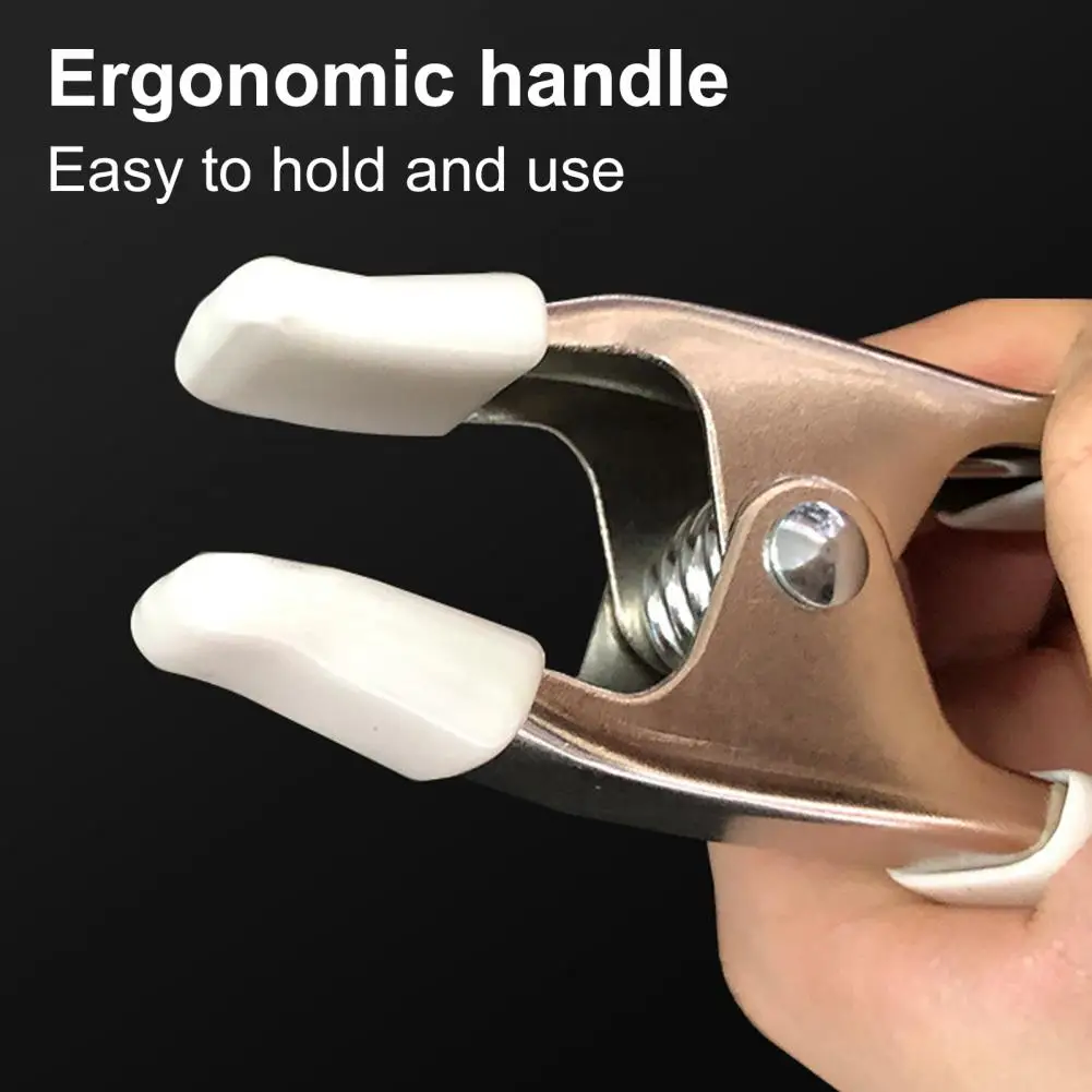 Пружинный зажим Профессиональный бульдог нескользящий из высокоуглеродистой