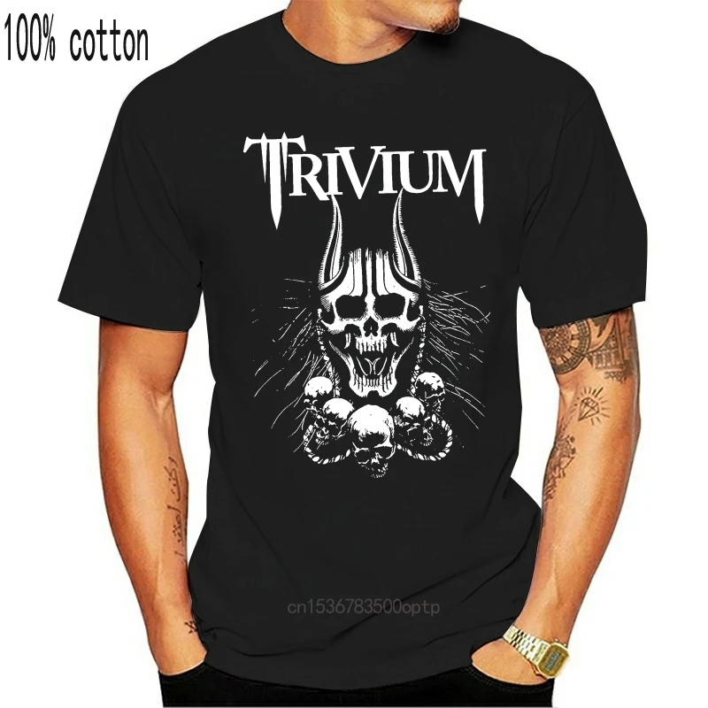 

Camiseta Trivium - Silence In The Snow - Heavy Metal-Disturbed-tallas S a 7xl para hombre, Manga corta informal de verano