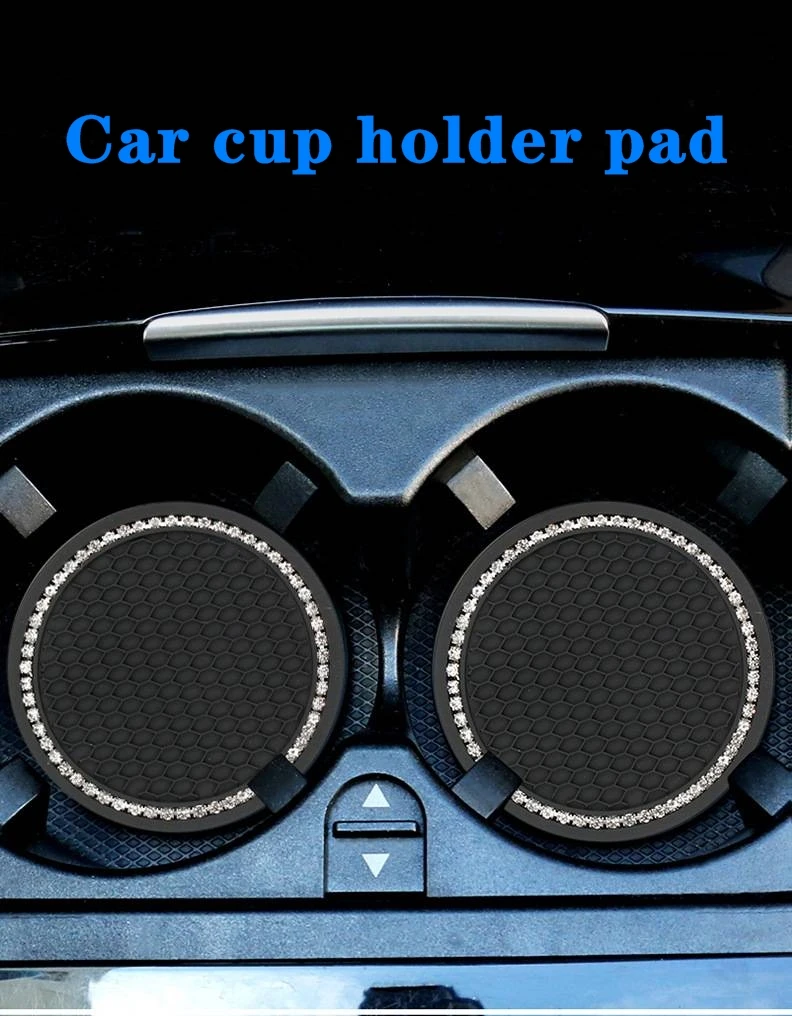 

Car Coaster Water Cup Bottle Holder Anti-slip Pad Mat Silica Gel Waterproof For Interior Decoration Car Styling Accessories