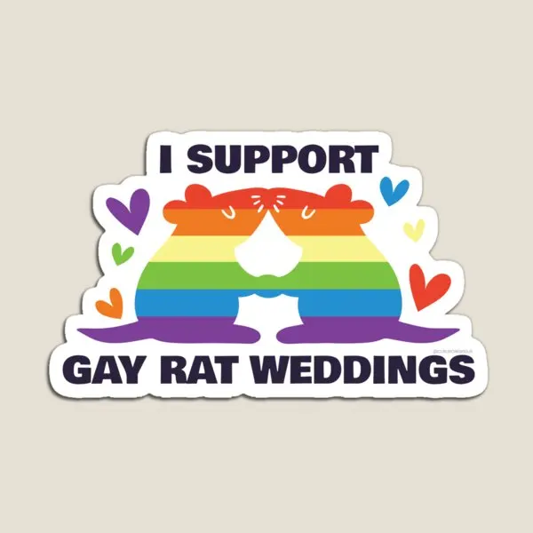 

Я поддерживаю крысы, свадьбы, крысы, магнит, домашние детские наклейки для детской комнаты, разноцветный детский холодильник