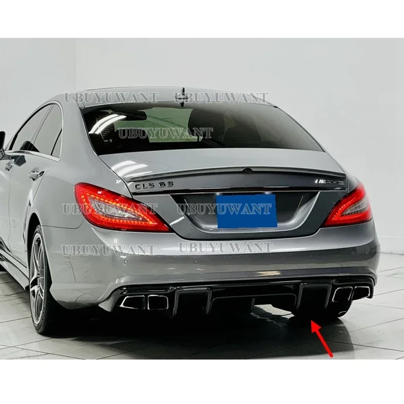 Для Mercedes Benz CLS Class W218 CLS350 CLS63 бампер AMG диффузор заднего багажника из углеродного