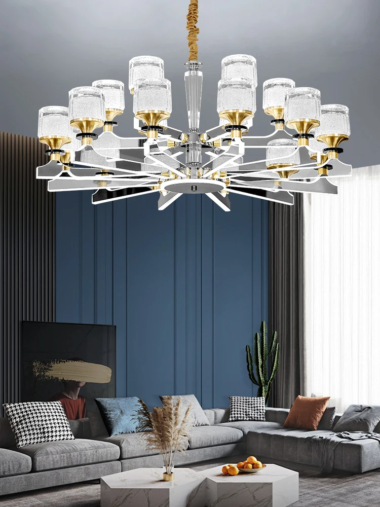 

Luxury Light Luxury Crystal Chandelier High-end Living Room Lamp Luxury Chandelier Living Room Chandelier 2023 New Indoor Light