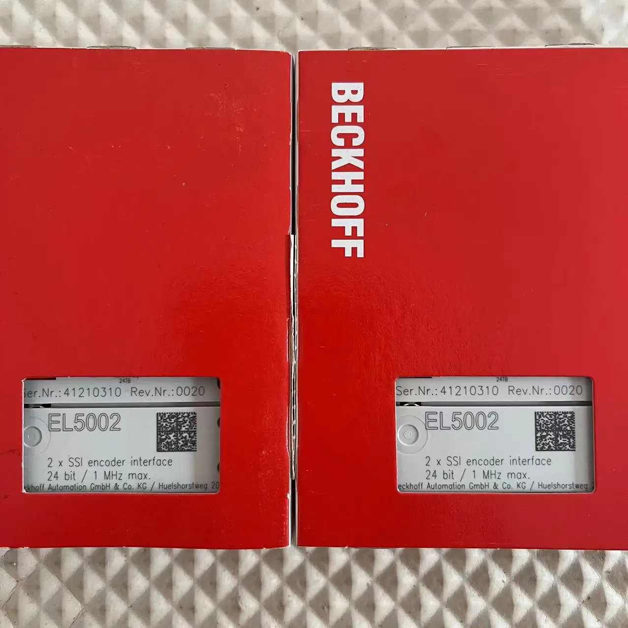 BECKHOFF Новый немецкий модуль Beckhoff EL5002 EL5032 EL5101 Spot Offer Переговоры
