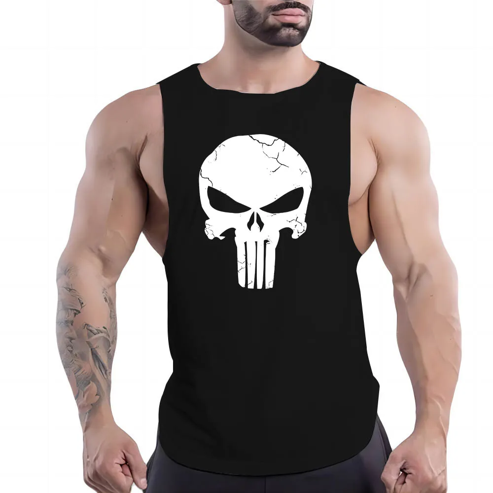 

Summer Y2k Outdoor Running Breathable Gym Quick Dry Fashion Leisure Sport Tank Top Men'S Clothing 2d Print Sleeveless Shirt Fnaf