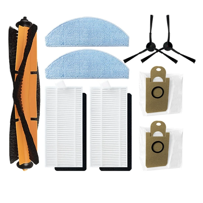 

Запчасти для робота-пылесоса Lydsto G2, основная и боковая щетки, фильтр НЕРА, сменные детали