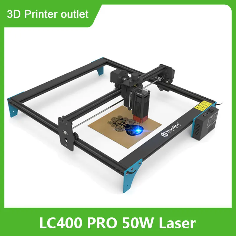 Лазерный гравер LC400 PRO 50 Вт лазерный гравировальный станок сделай - Цена: 16784.88