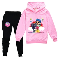 2 15y cartoon true and the anime rainbow kingdom hoodie kids sweatshirtpants 2pcs set boy casual tracksuit toddler girl outfits