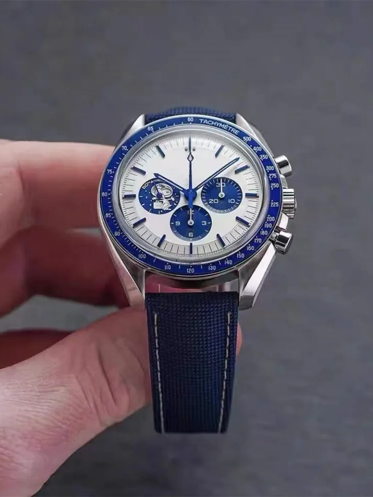 

New listing Top Brand Omg Speedmaster Luxury Watch for Men Luminous Calendar Chronograph Men's Relogio Masculino Quartz Watch