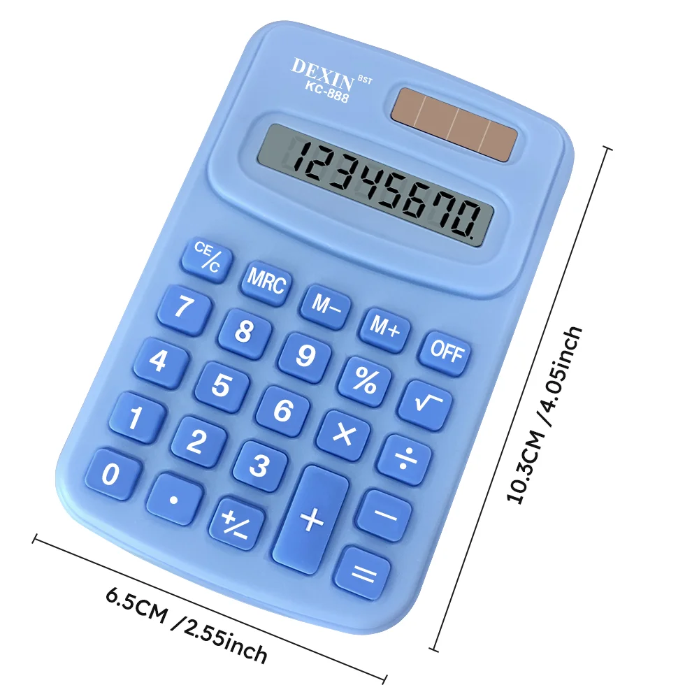 Маленький калькулятор бесшумный мини-версия обучающий вспомогательный