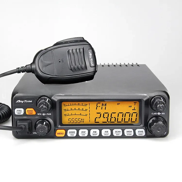 Высокомощное CB-радио AnyTone 5555N II 60 Вт SSB 27 МГц с большим радиусом действия 28 000-29 700