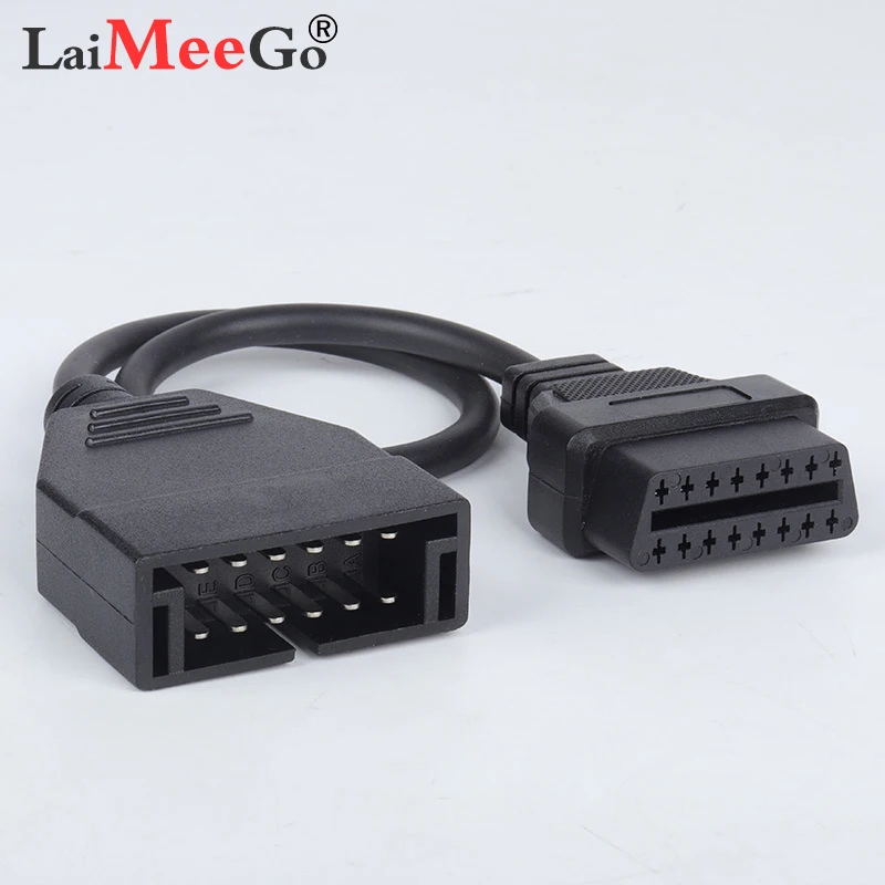 

OBD/OBD2 разъем для GM 12Pin OBD1 к 16Pin OBD2 конвертер адаптер кабель для GM 12Pin для GM транспортных средств