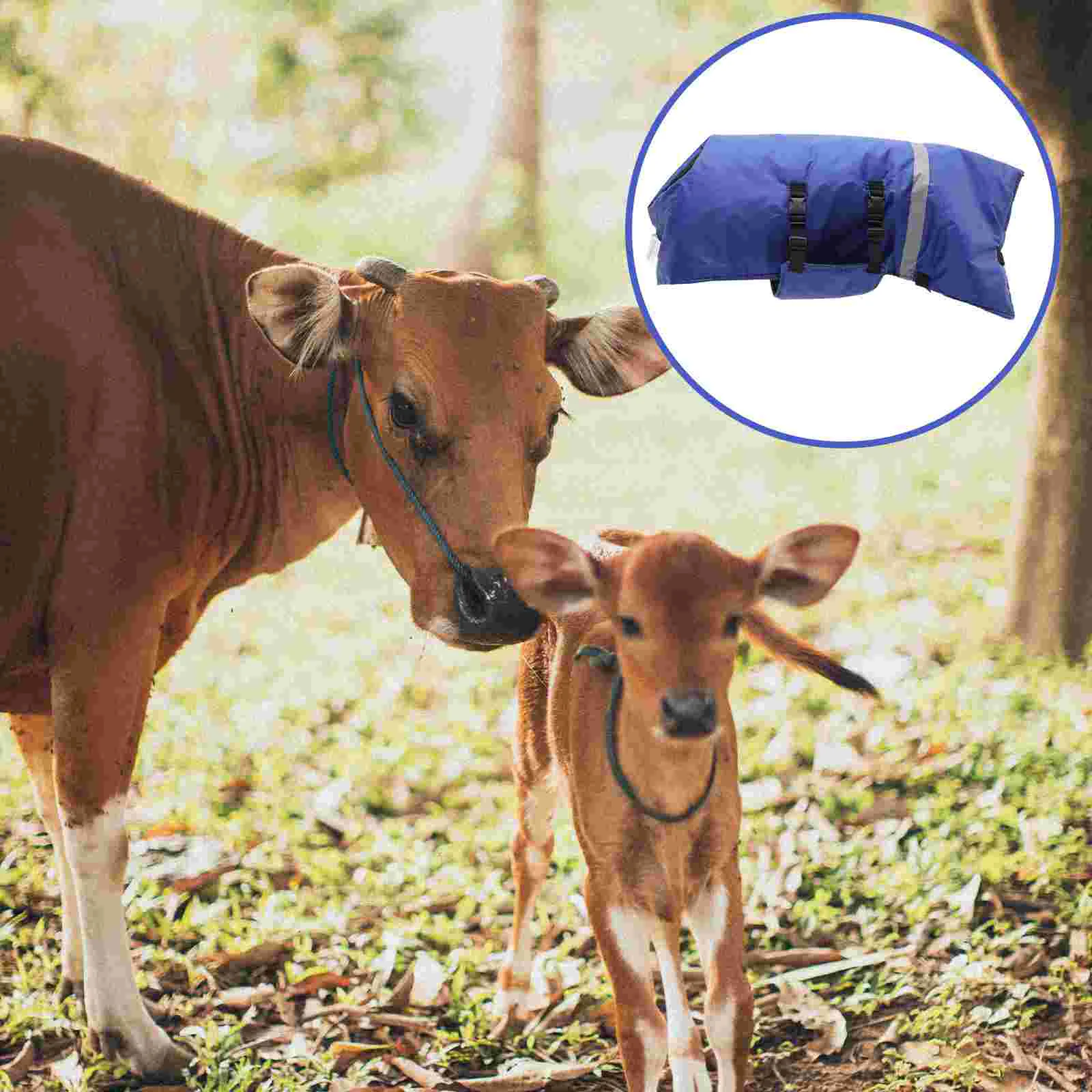 

Calf Vest Cow Costume Livestock Calf Clothes Jacket Thicken Cow Apparel American Fleece Calf Coat