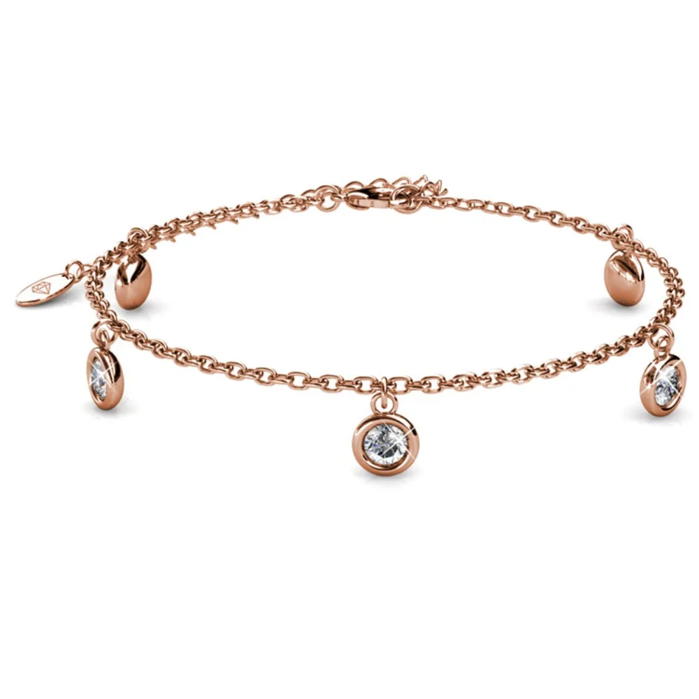 Фото Daisini Кристаллы из Сваровски Круглые браслеты с кисточками для женщин и девочек Браслеты Водонепроницаемые браслеты со стразами Ювелирные изделия на день рождения №3