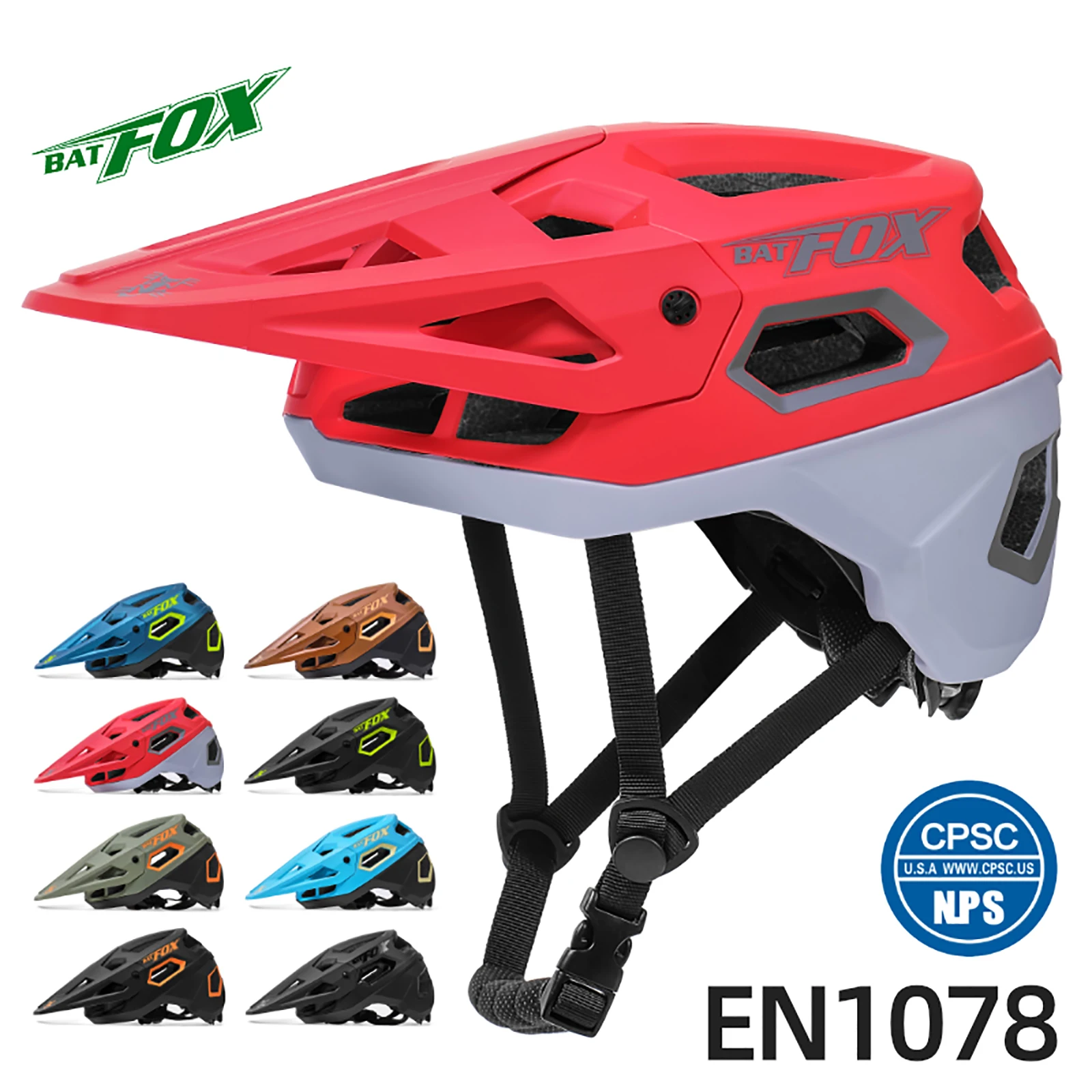 

BATFOX 2023 MTB New Arrive Cycling Helmet Men Women Adult Bike Outdoor Sports Equipment Integrated Molding Super Light Helmets